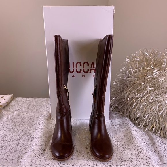 LUCCA LANE Sashya Leather Riding Boots - Picture 2 of 4